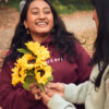 burgundy hoodie